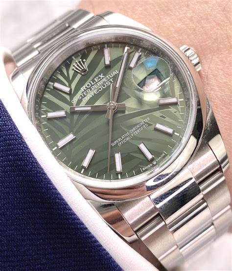 rolex 31 green dial|Rolex datejust 36mm green.